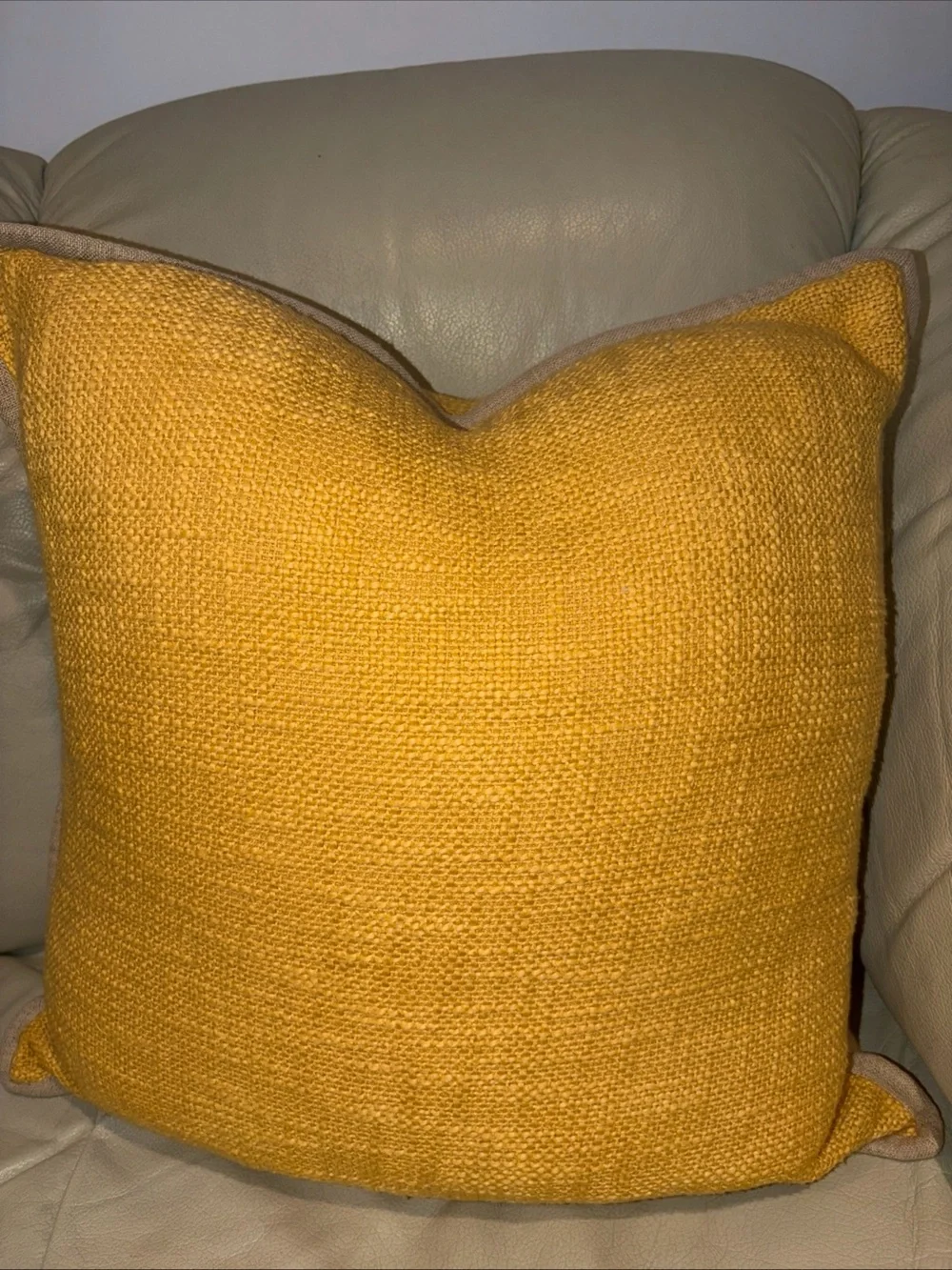 Pottery Barn Throw Pillow Cotton Yellow Duck 20x20